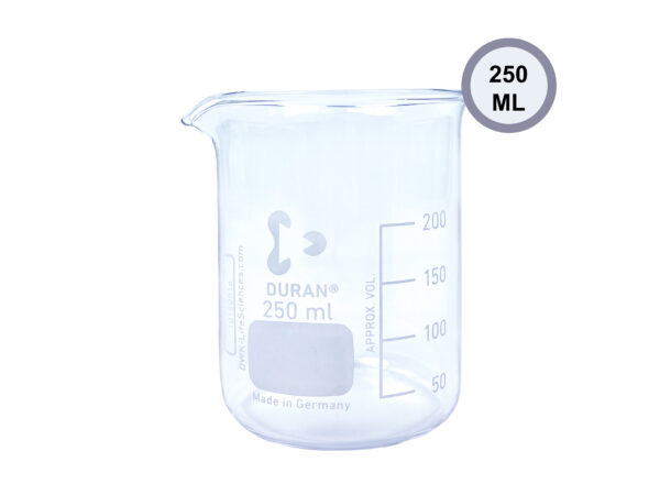 Beaker low form 25 ml Duran