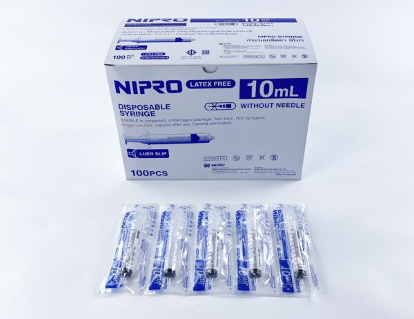 Disposable Syringe 10 ml Sterile Nipro